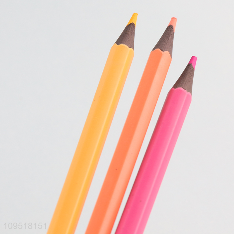 Good quality erasable color pencil set with eraser