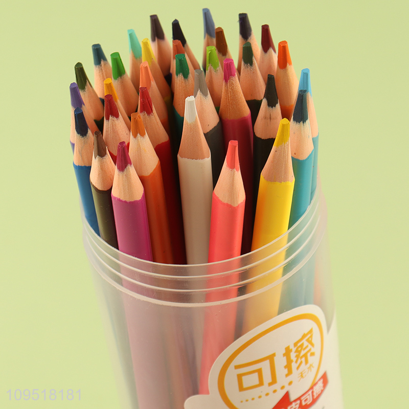 Factory price erasable drawing colored pencil set