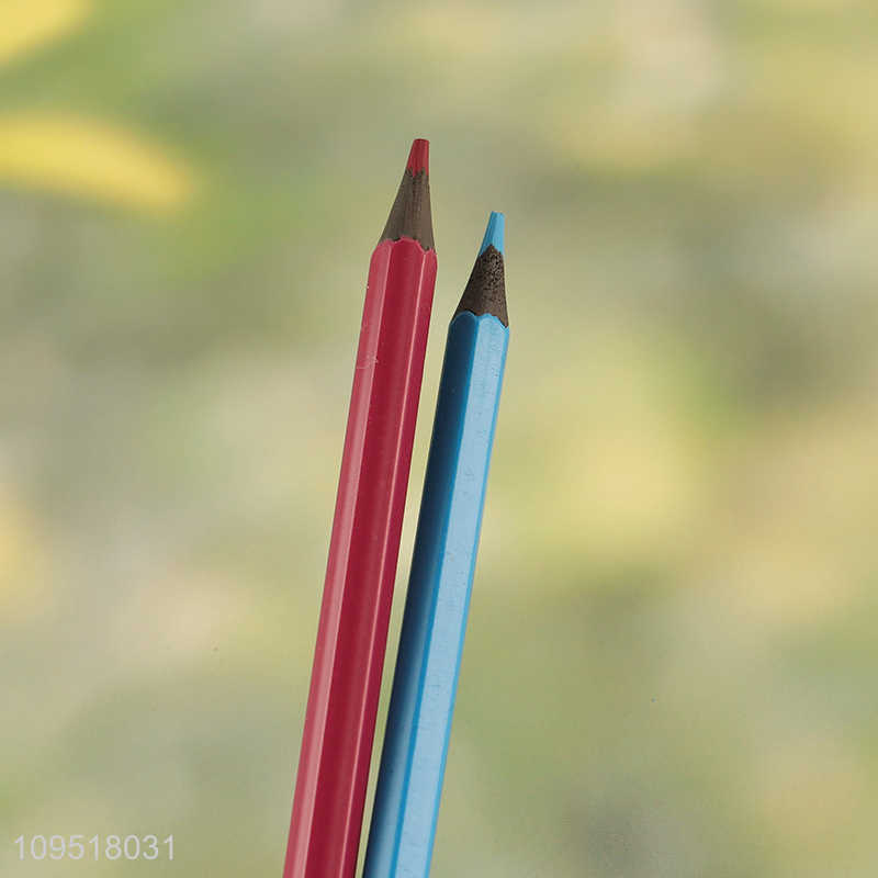 New arrival black barrel colored pencils set