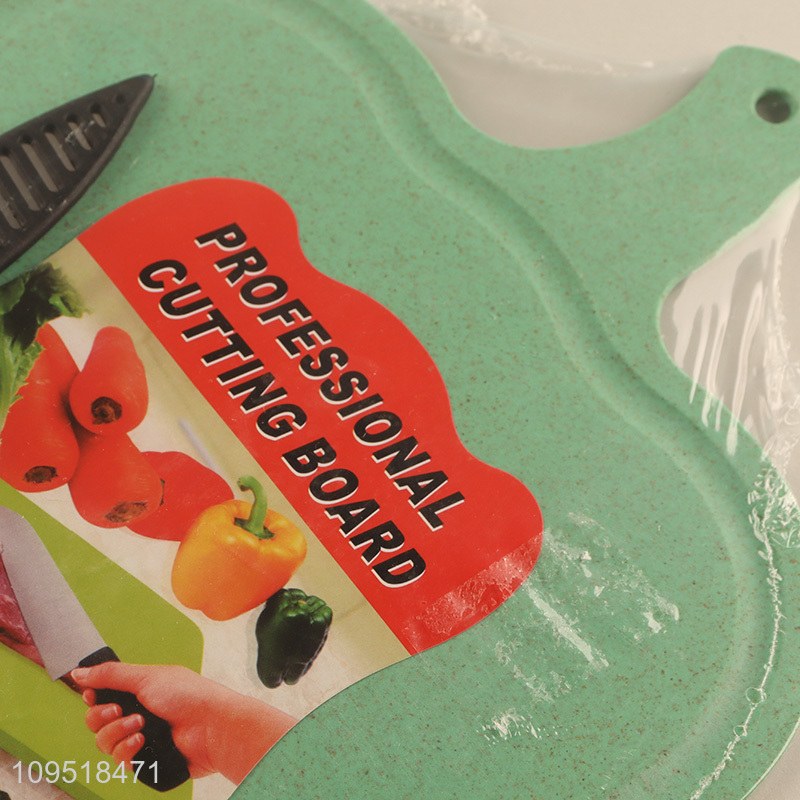 Low price cutting board chopping blocks kitchen knife set