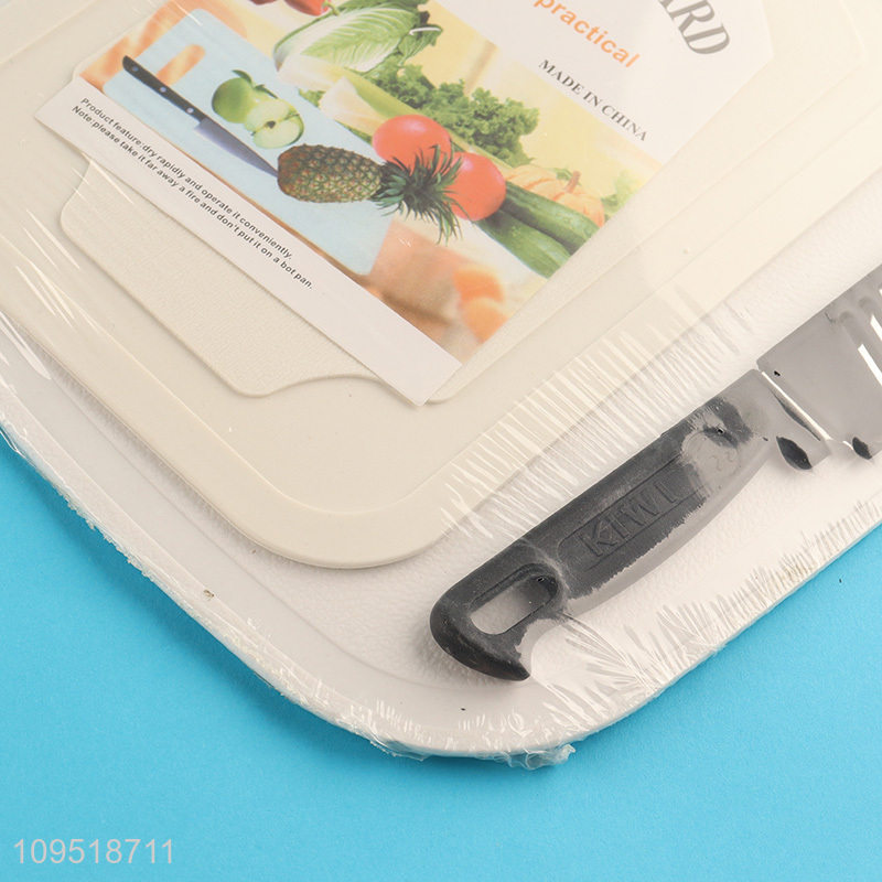Best selling cutting board chopping blocks kitchen knife set