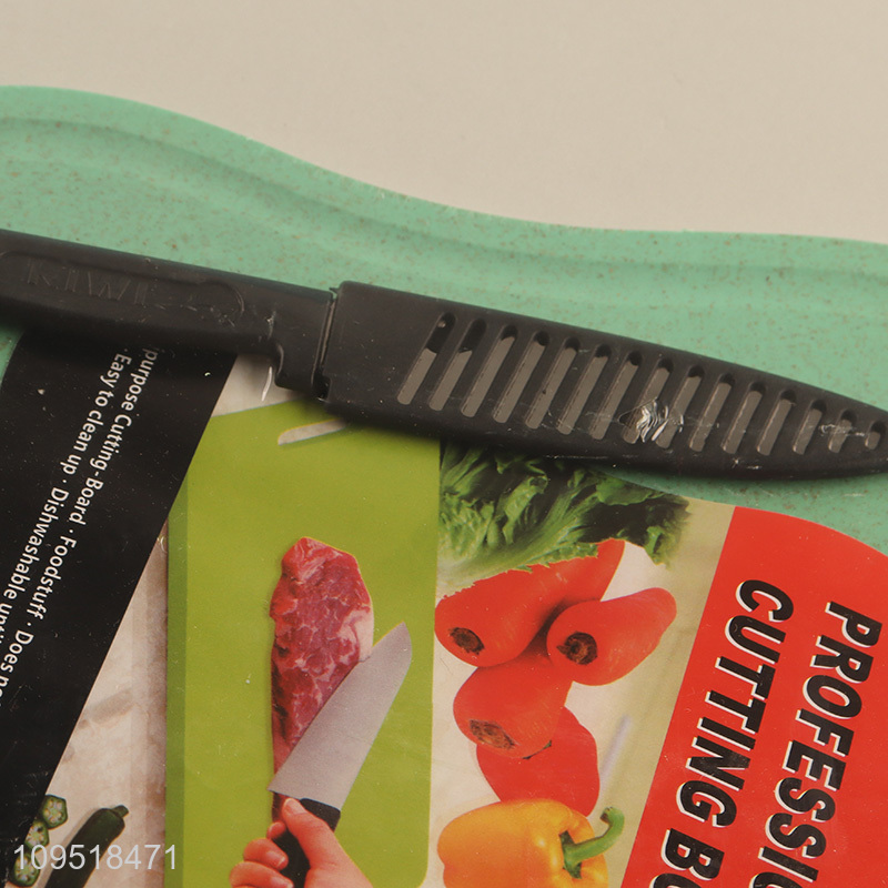 Low price cutting board chopping blocks kitchen knife set