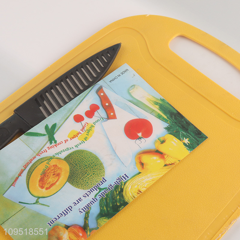 New arrival cutting board chopping blocks with knife