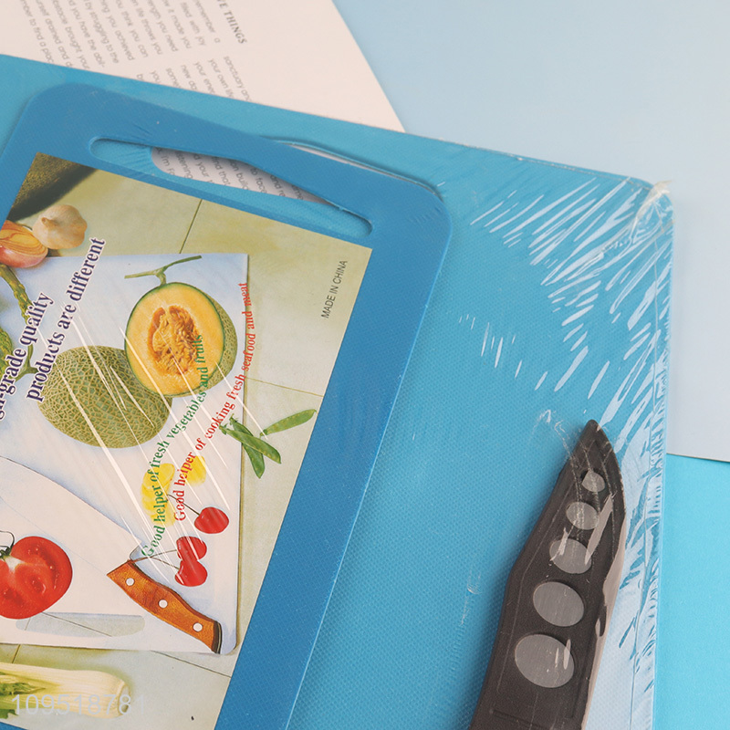Yiwu market  cutting board chopping blocks kitchen knife set