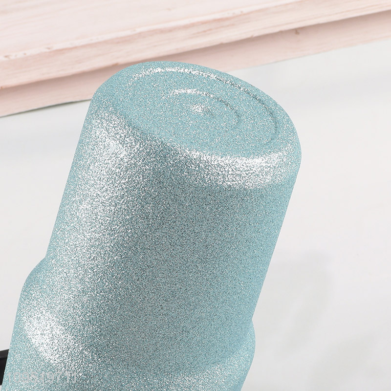 Low price stainless steel water bottle with straw