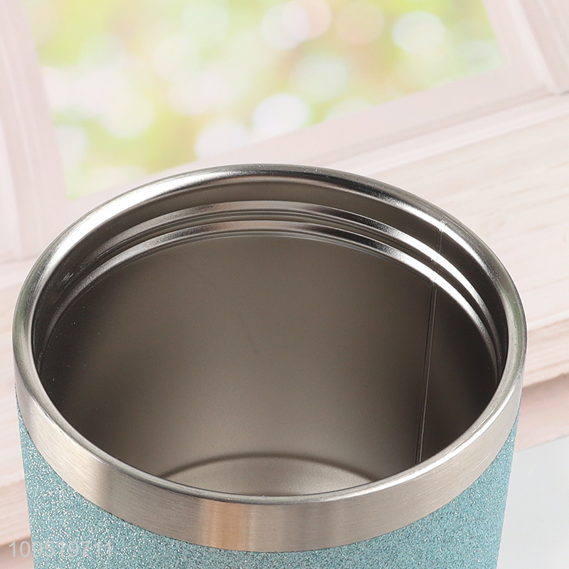 Low price stainless steel water bottle with straw