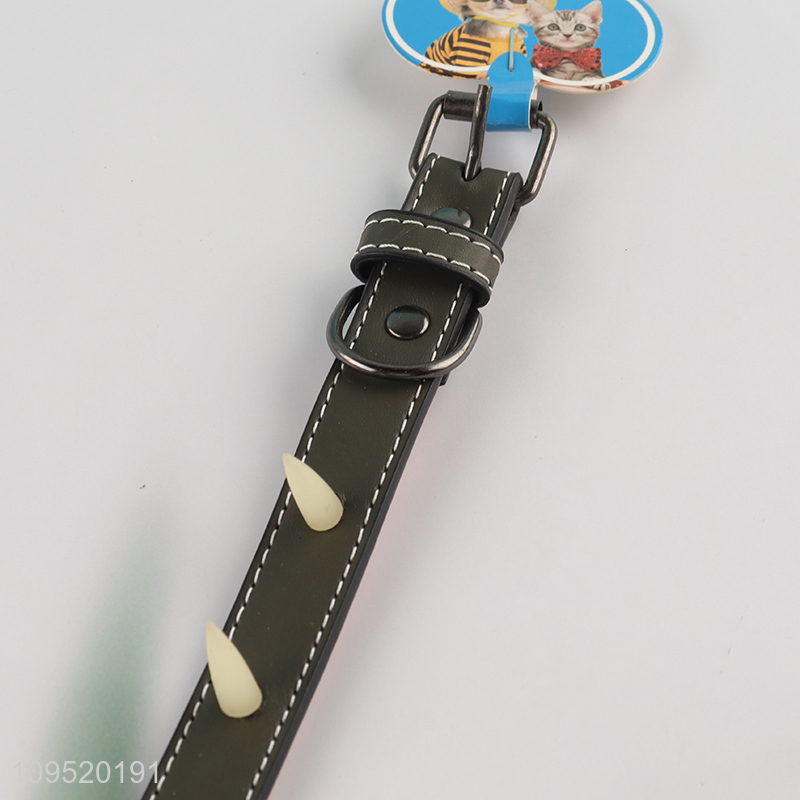 Good sale soft pu pet collar for training