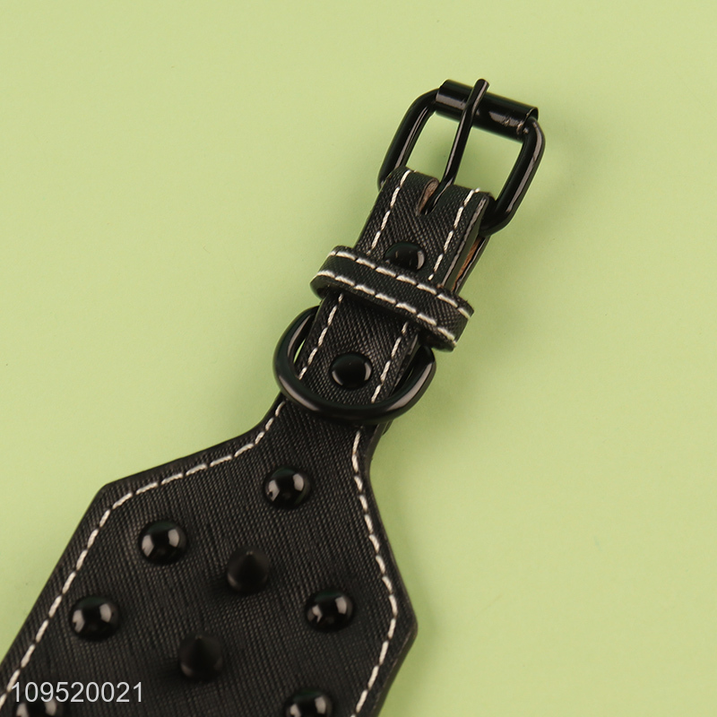 China wholesale durable pu collar for small medium pets