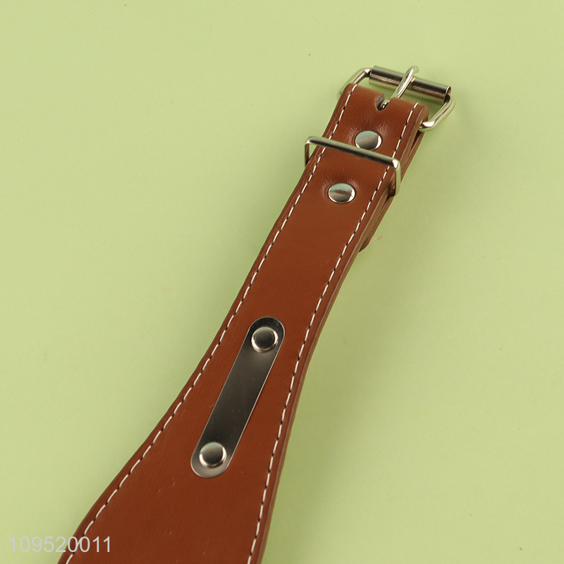 Top products pu leather dog daily walking collar