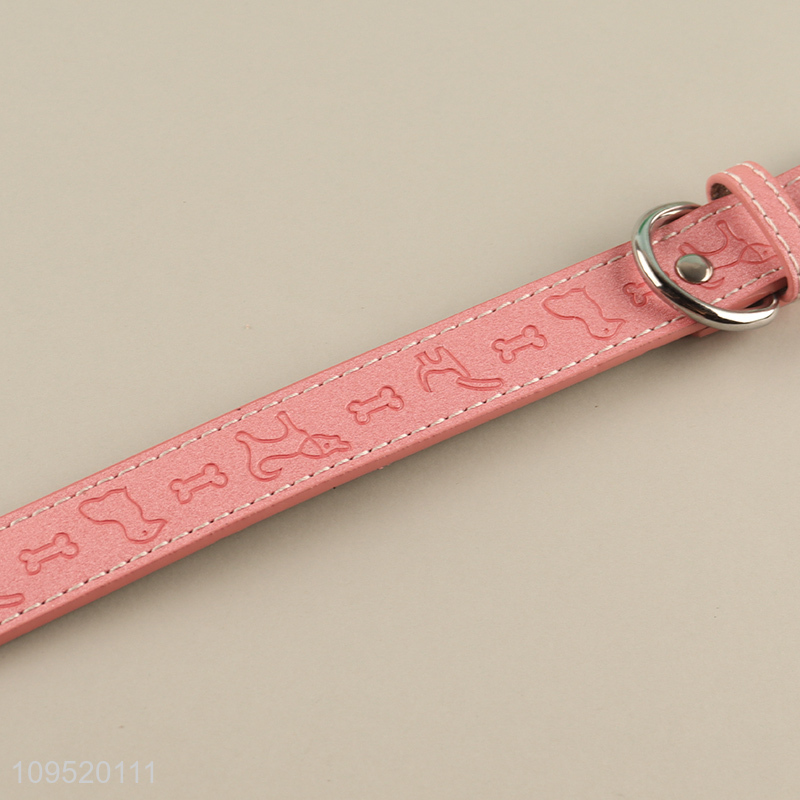 New arrival  adjustable pu collar for pets