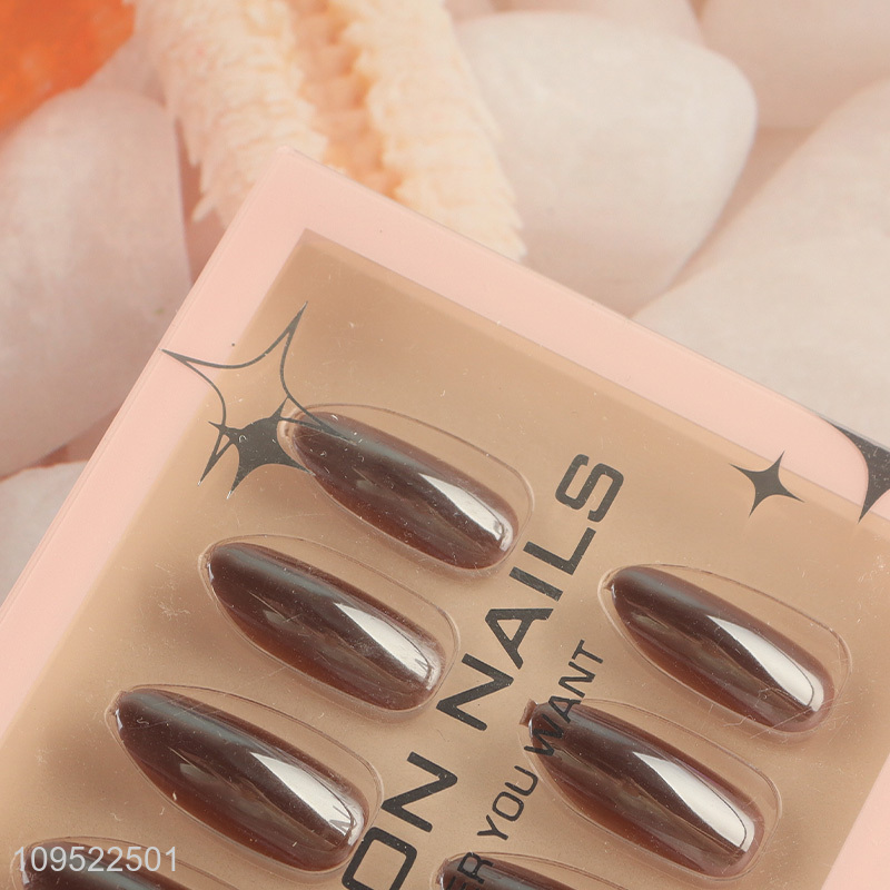 Top quality 30pcs natural fake nail set