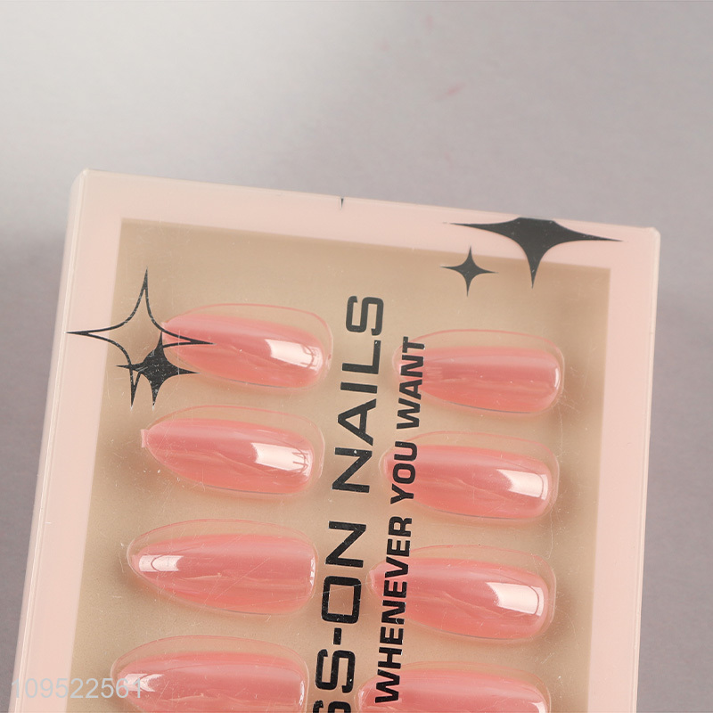 Factory price artificial press on nails fake nail set