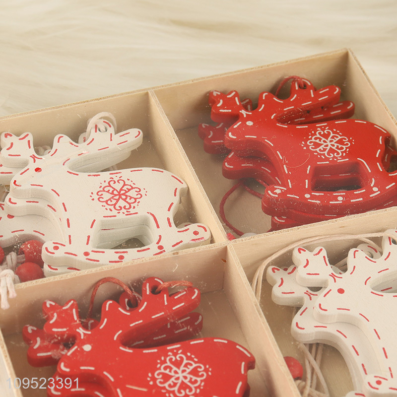 New style wooden christmas hanging ornament for decoration
