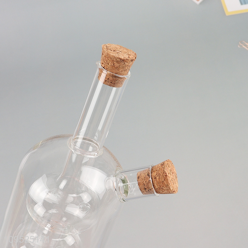 Low price creative glass cooking oil bottle