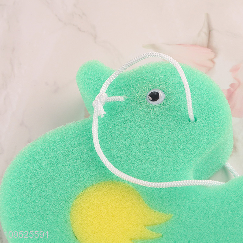 New arrival  colorful duck bath sponge shower sponge