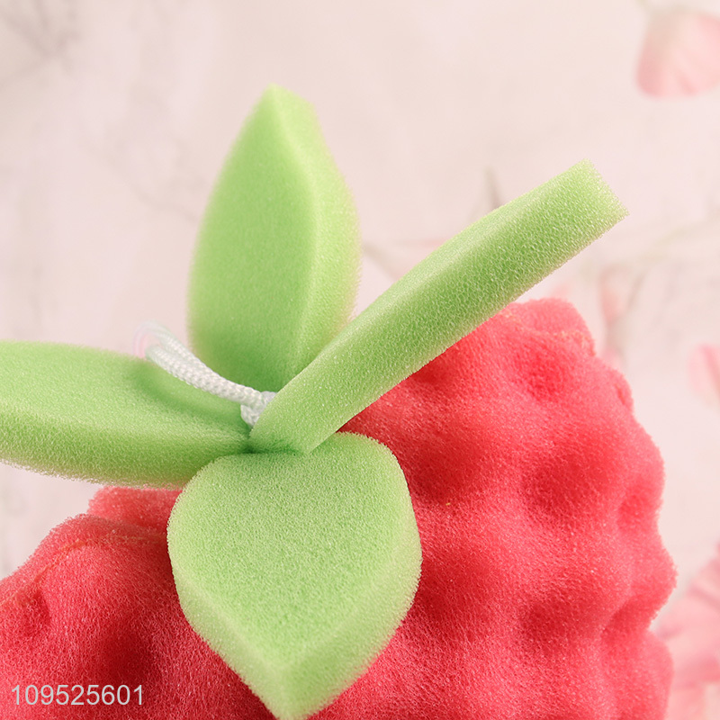 Wholesale wavy apple bath sponge shower sponge