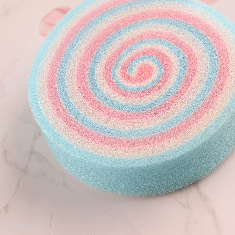 New product lollipop shaped bath sponge shower sponge