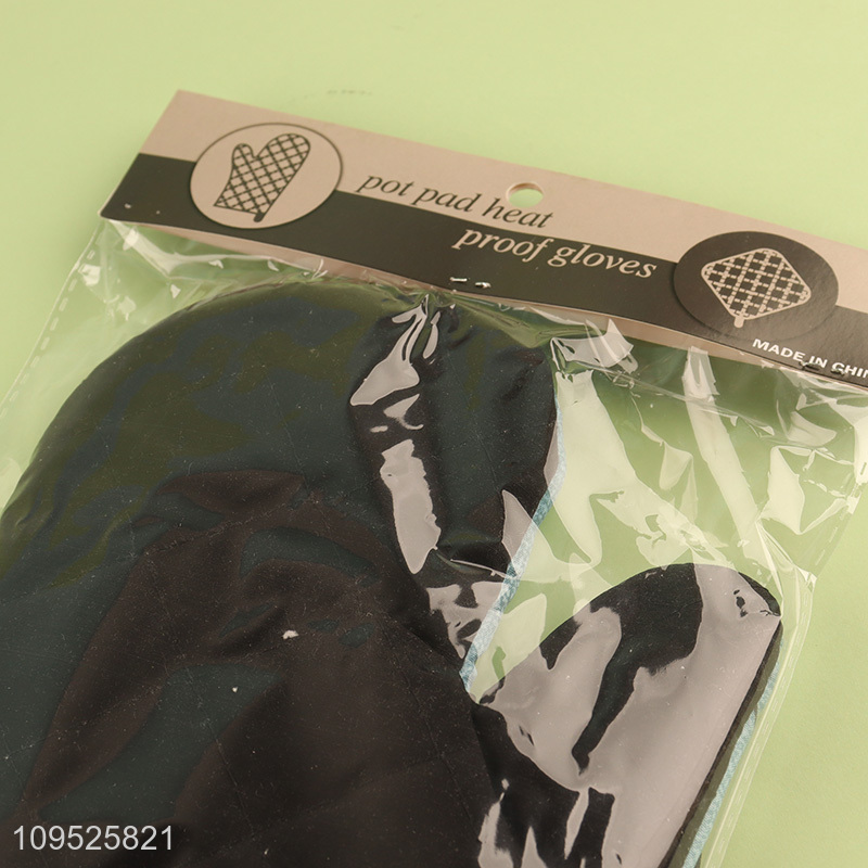 Yiwu market  2pcs oven mitts heat pad set