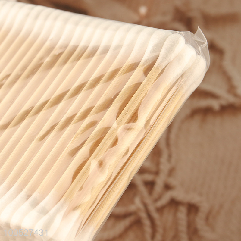 Yiwu market  100pcs bamboo stick cotton swabs