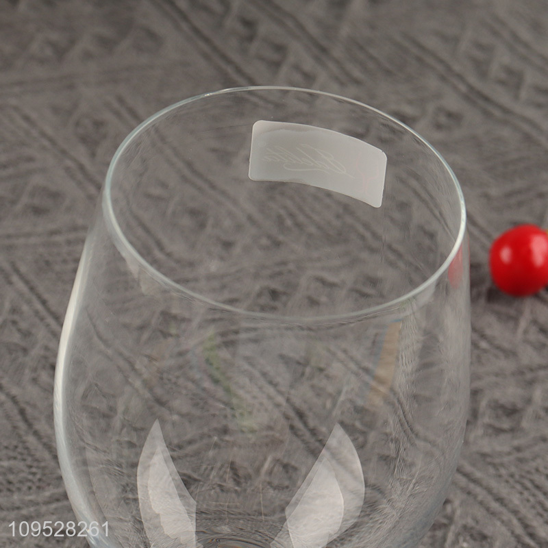 Top selling clear glass champagne cup goblet cup wholesale