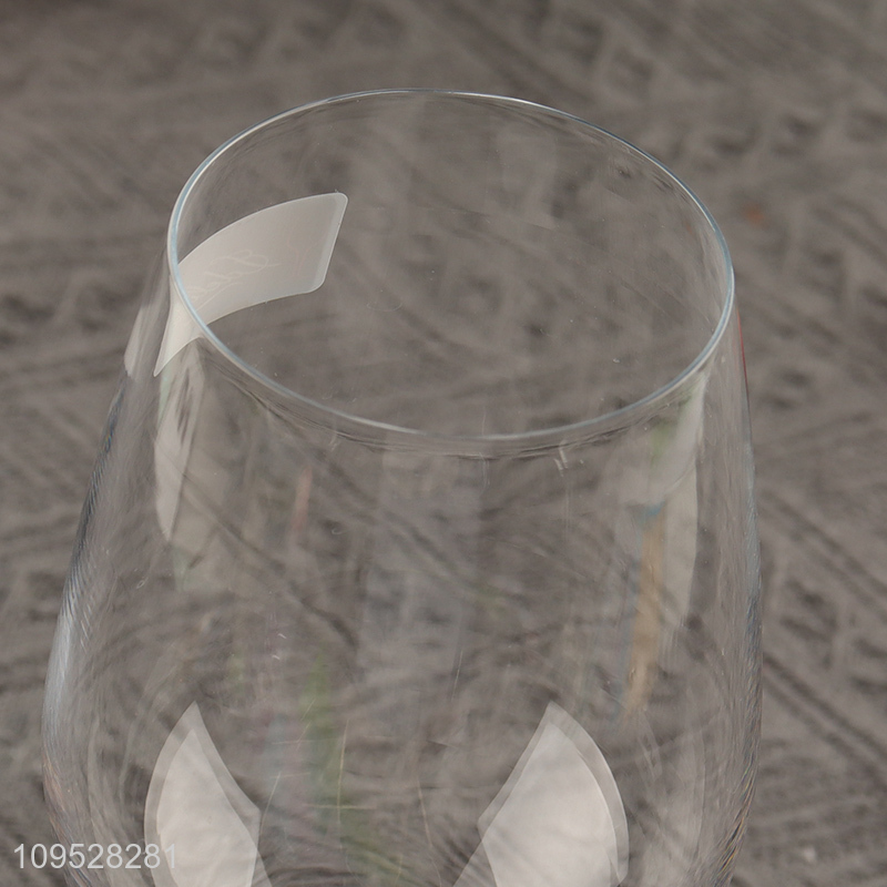 Top sale clear glass champagne cup goblet cup wholesale