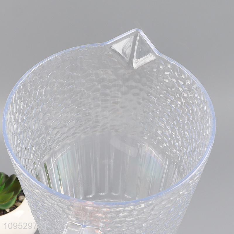 Factory supply plastic cold water jug with cup set