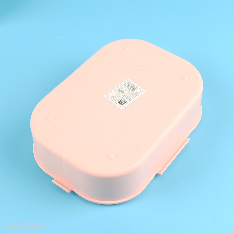 Hot sale 1200ml cartoon lunch box with fork and spoon