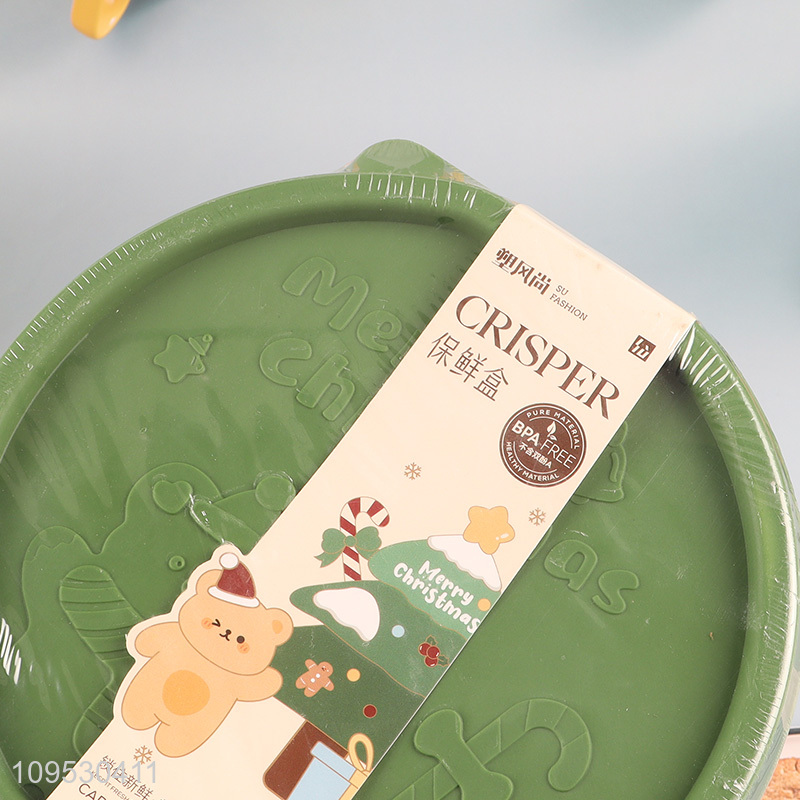 New product round food container preservation box