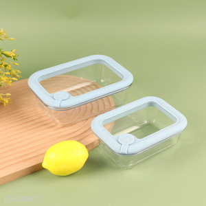 Low price sealed glass food container preservation box