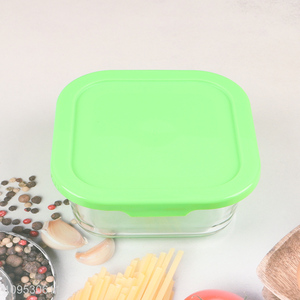 Hot selling glass food container preservation box with lid