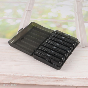 7-Day Travel Plastic Pp Pill Storage Box Organizer