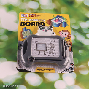 China supplier panda magnetic writing board with challenge game