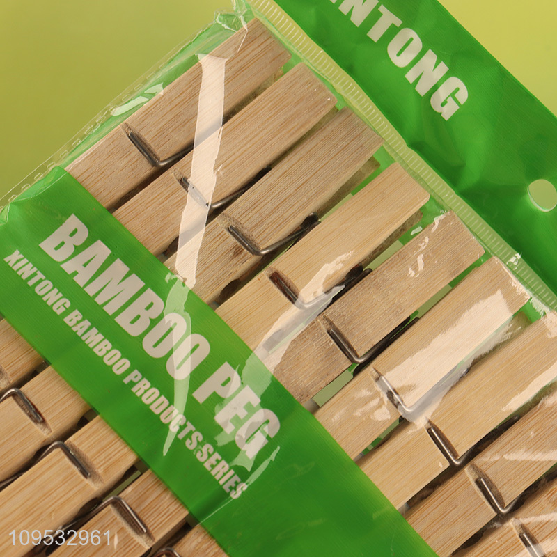 Top products bamboo clothes pegs clothes clips set