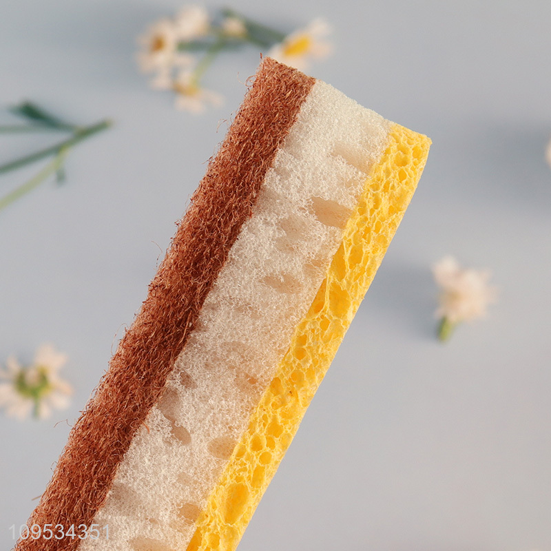 Online wholesale 2pcs kitchen dish washing sponge