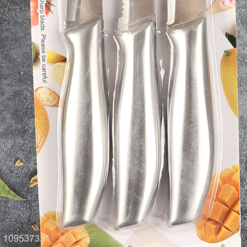 Wholesale 3 Pieces Kitchen Knife Steak Knife Set