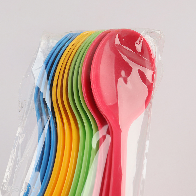 Latest products multicolor plastic spoon for cutlery