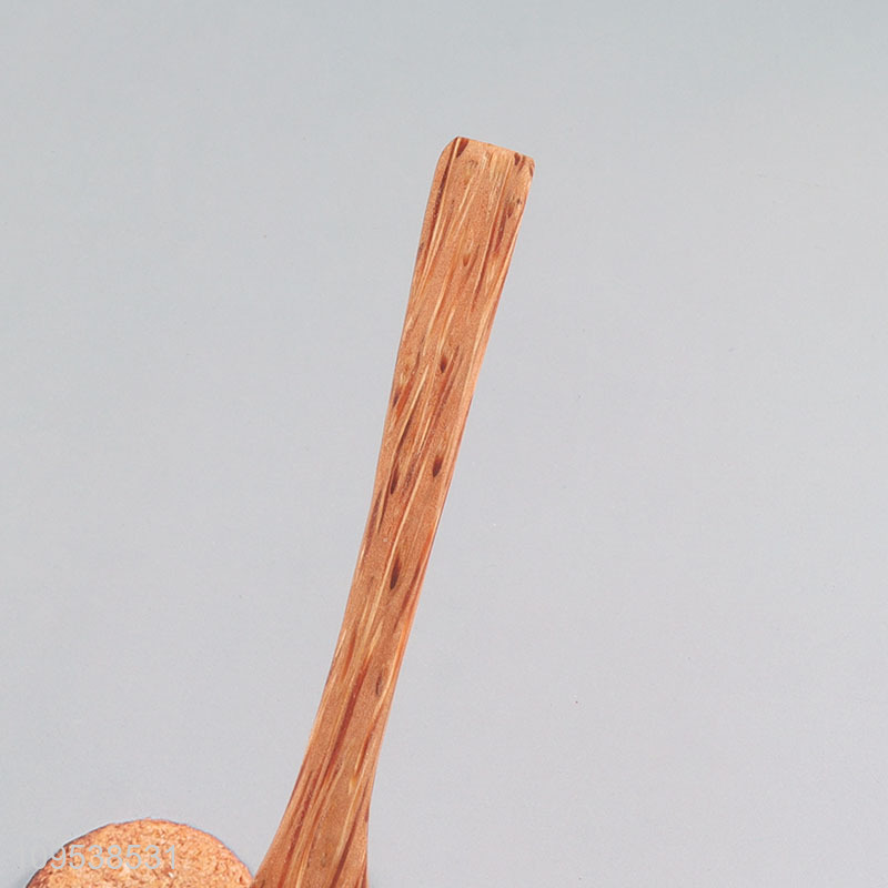 Factory supply wooden long handle tableware spoon