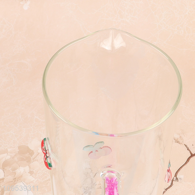 Top sale clear glass home kitchen water jug