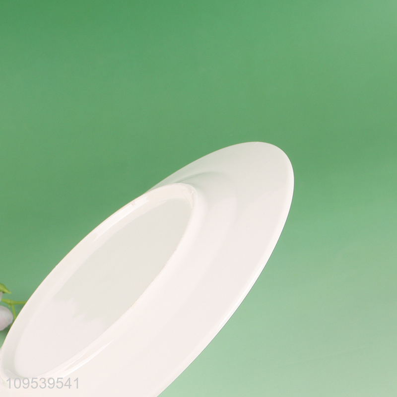 Top quality round ceramic tableware plate for sale