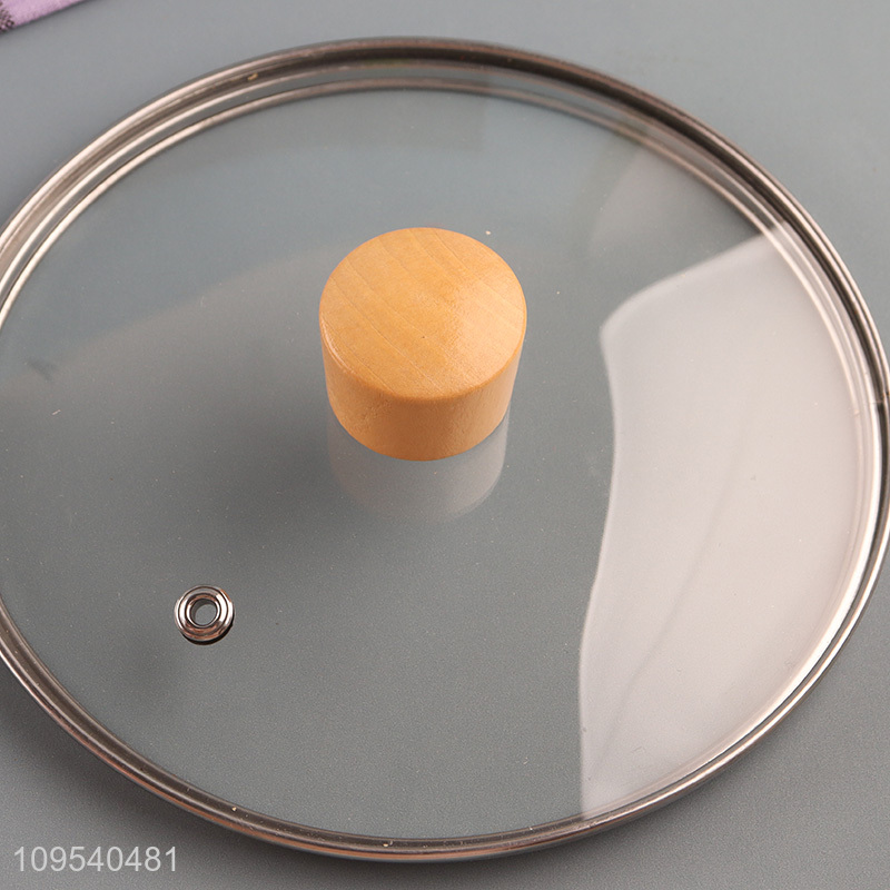 China factory round double ear glass pot for sale