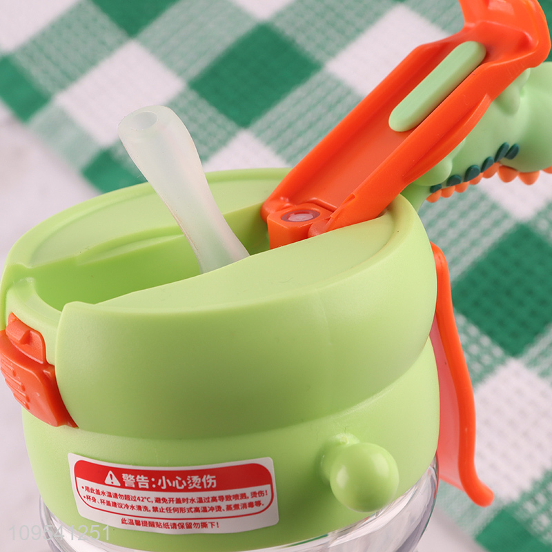 Good sale children dinosaur plastic water bottle