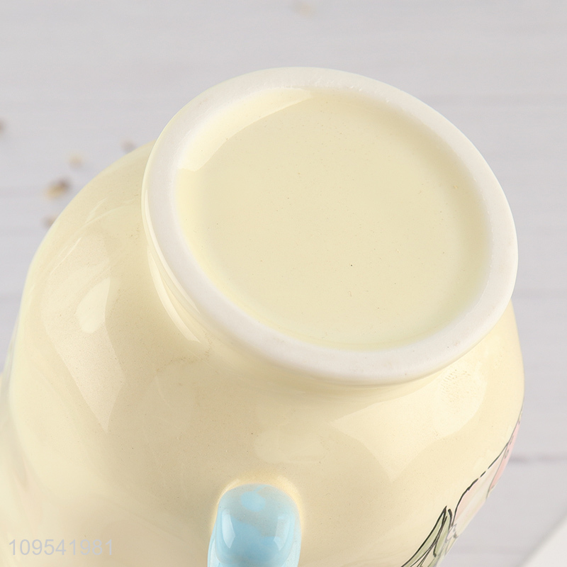 Best sale ceramic water cup drinking cup with handle