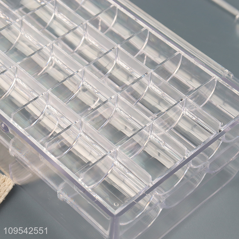 China factory portable 3-tier jewelry storage box