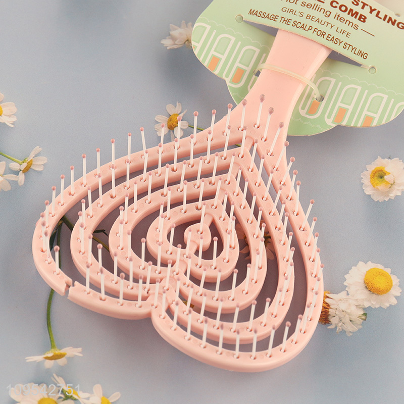 Best sale heart hair comb hair brush