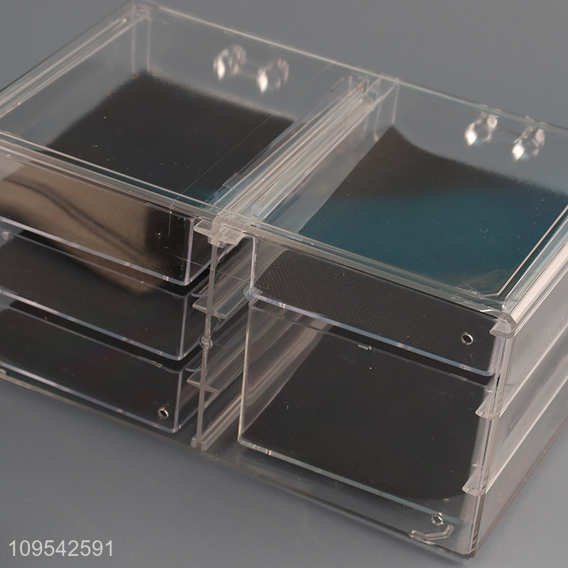 Wholesale desktop makeup organizer storage box