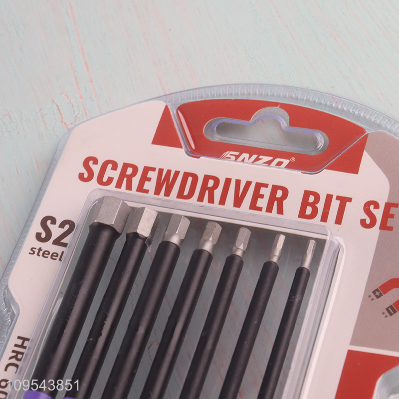 Hot sale 7pcs steel screwdriver bit set