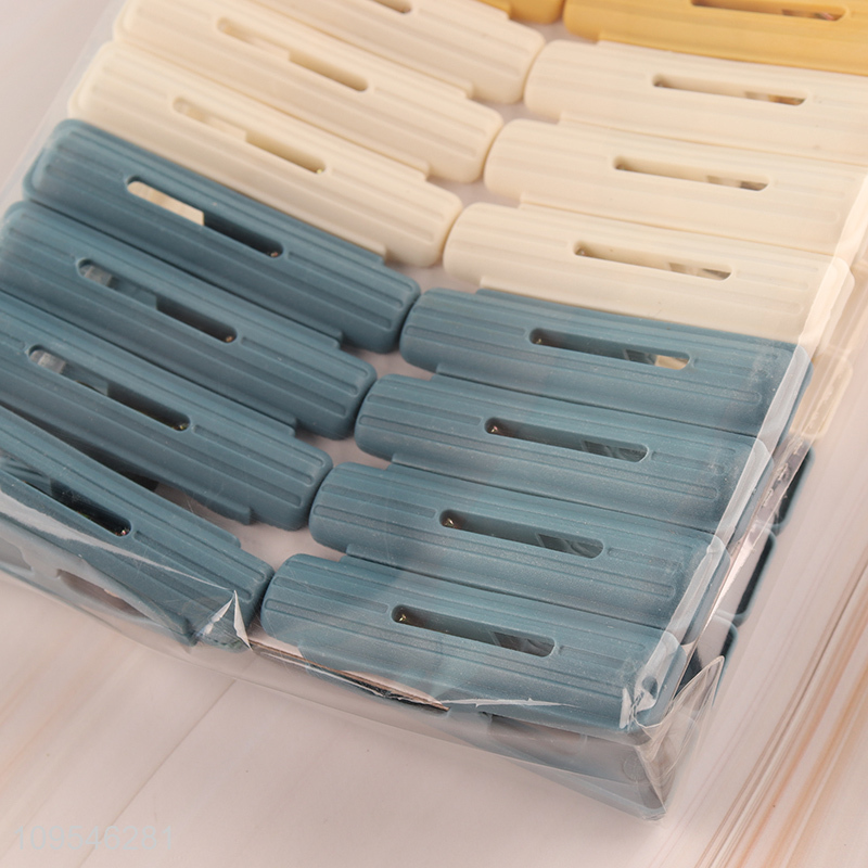 New style windproof clothes pegs laundry clips set for sale