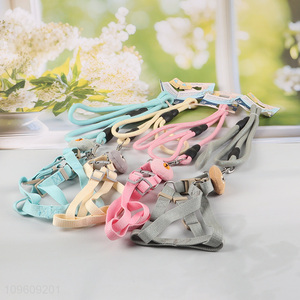 China wholesale outdoor <em>dog</em> pet harness leash set