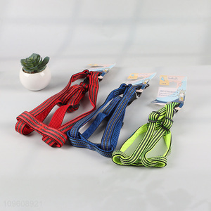China supplier sandwich fabric pet harness leash