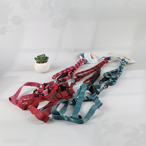 Latest products   multicolor durable pet harness leash